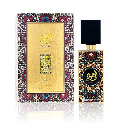 Lattafa Ajwad Eau De Parfum Spray for Unisex, 2.0 Ounce Retail Outlet