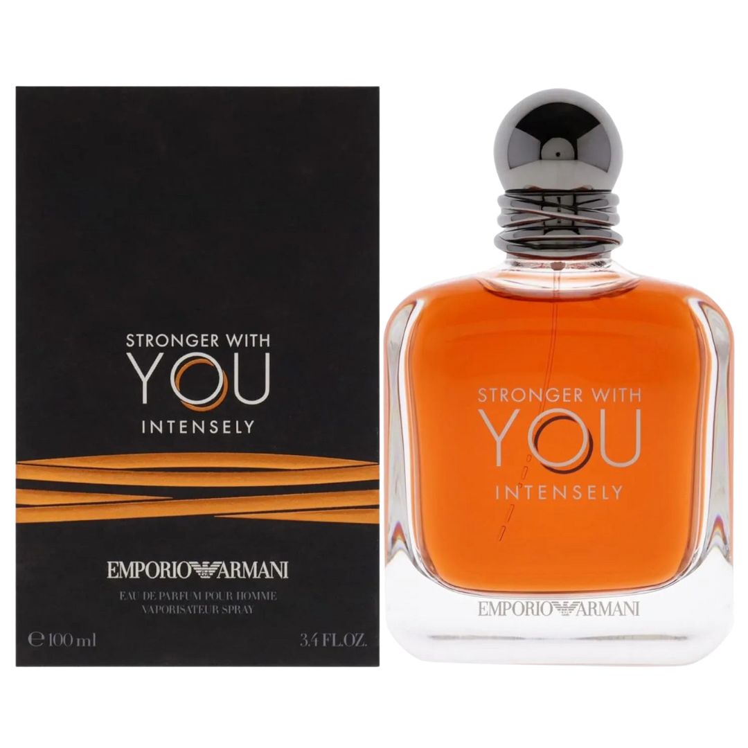 Armani Stronger With You Intensely – Eau de Parfum for Men (3.4 oz)