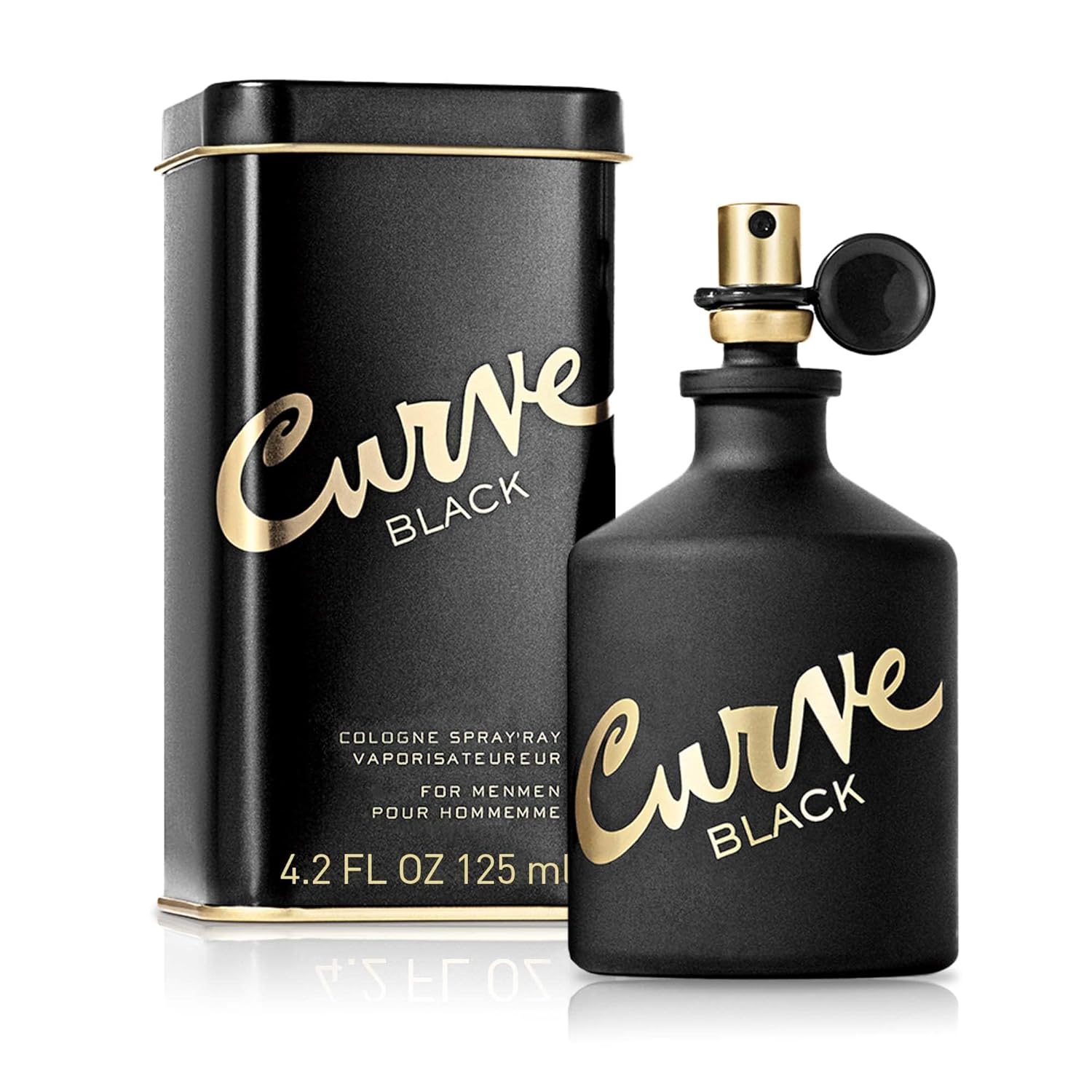 Curve Black For Men, Cologne Spray with Casual Day or Night Scent, 4.2 Retail Outlet